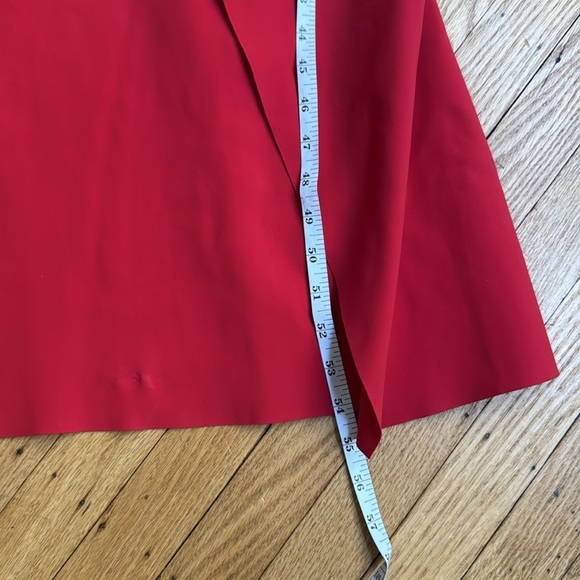 CHIARA BONI LA PETITE ROBE  Red One-Shoulder Dress size large - Picture 8 of 9